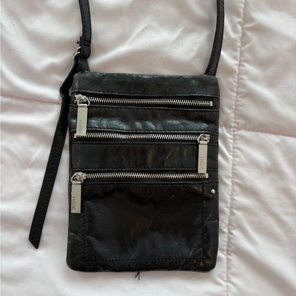 Hobo Leather Becka Crossbody Handbag